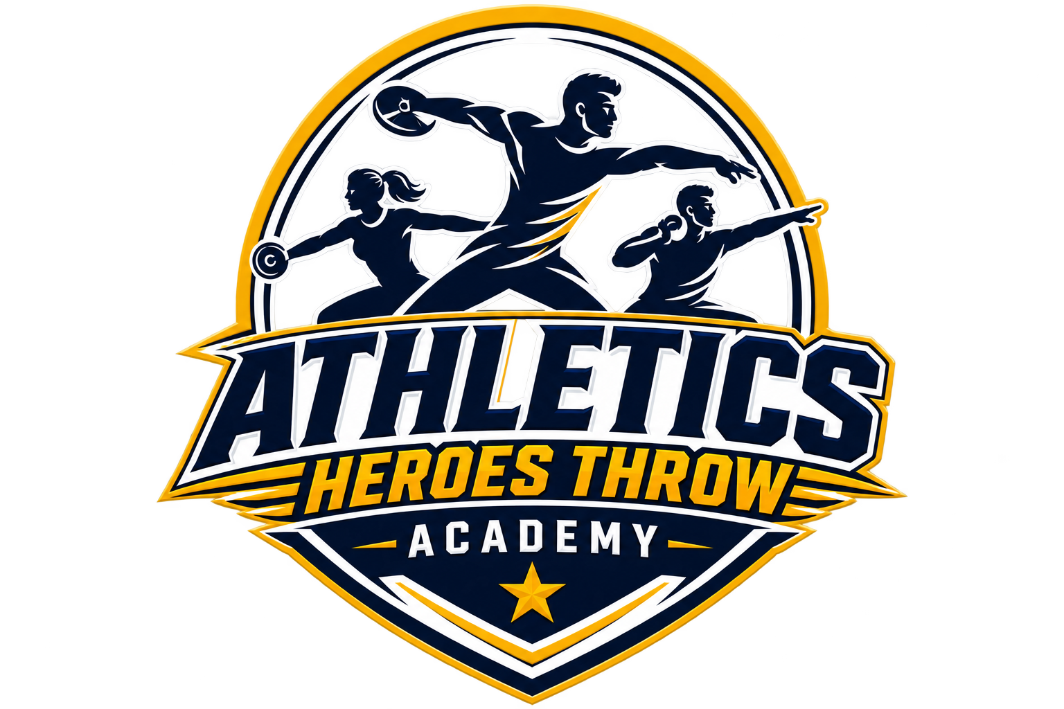Athletics Heroes Throw Academy emblem